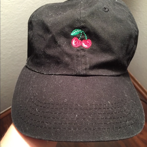 🍒Brandy Melville🍒 Cherry Hat - Picture 4 of 4